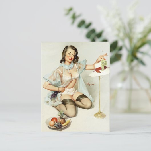 Carte Postale Épingle Fruitée (Debout devant)