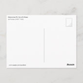 Carte Postale Épingle glamour avec Roses (Dos)