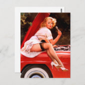 Carte Postale Épingle mécanique vers le haut (Devant / Derrière)