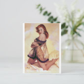 Carte Postale Épingle rouge (Debout devant)