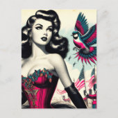 Carte Postale Épingle vintage alternative (Devant)