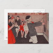 Carte Postale Épingler la queue de l'âne (Devant / Derrière)