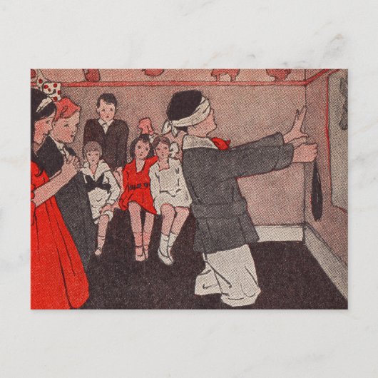 Carte Postale Épingler la queue de l'âne (Devant)