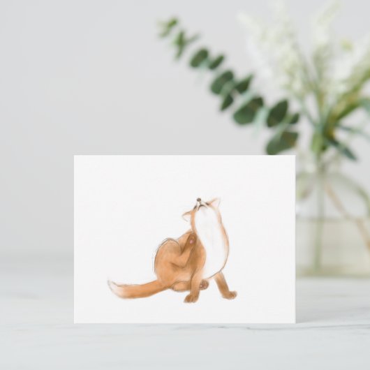 Carte Postale Épingler le renard (Debout devant)