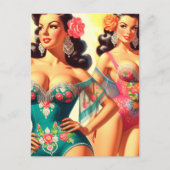 Carte Postale Épingles vintages de salsa (Devant)