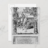 Carte Postale Épitaphe de Margaret d'Autriche (Devant / Derrière)