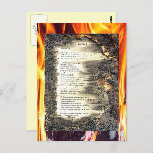 Carte Postale Épître 1 (Devant / Derrière)