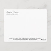 Carte Postale Epousailles (Dos)