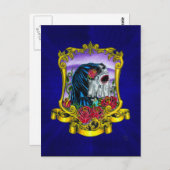 Carte postale Épouse de squelette (Devant / Derrière)