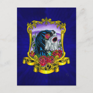 Carte postale Épouse de squelette