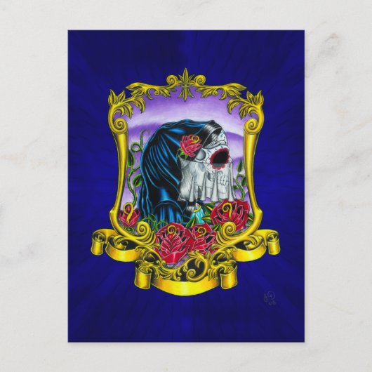 Carte postale Épouse de squelette (Devant)