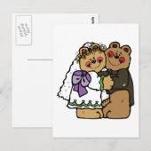 Carte Postale Épouse d'ours et champignon d'ours (Devant / Derrière)