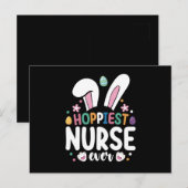 Carte Postale Épouse Espérante Tous Les Oeufs De Lapin De Pâques (Devant / Derrière)