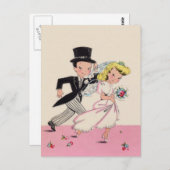 Carte Postale Épouse et pièce de fuite (Devant / Derrière)