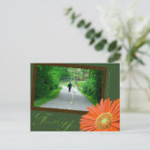 Carte Postale Épouser vert amorti orange de Merci de marguerite (Debout devant)