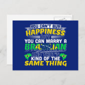 Carte Postale Épousez un Brésilien - Brésil Joie (Devant / Derrière)