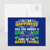 Carte Postale Épousez un Brésilien - Brésil Joie de vivre (Devant / Derrière)