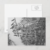 Carte Postale Épouvantail "sans cerveau". (Devant / Derrière)