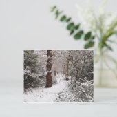 Carte Postale Epping Forest dans la neige. (Debout devant)