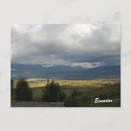 carte postale Équateur (Devant)