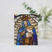 Carte Postale Equateur, Quito. Statue de la Vierge ailée (Debout devant)