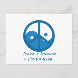 Carte Postale Équation pour bon Karma