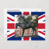 Carte postale équestre de la bataille de Lundy's L (Devant / Derrière)