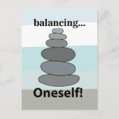 Carte Postale Équilibrage de pierre (Devant)