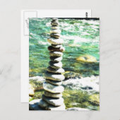 Carte Postale Équilibre. (Devant / Derrière)