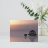Carte Postale Équilibre et méditation Cairn (Debout devant)