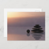 Carte Postale Équilibre et méditation Cairn (Devant / Derrière)