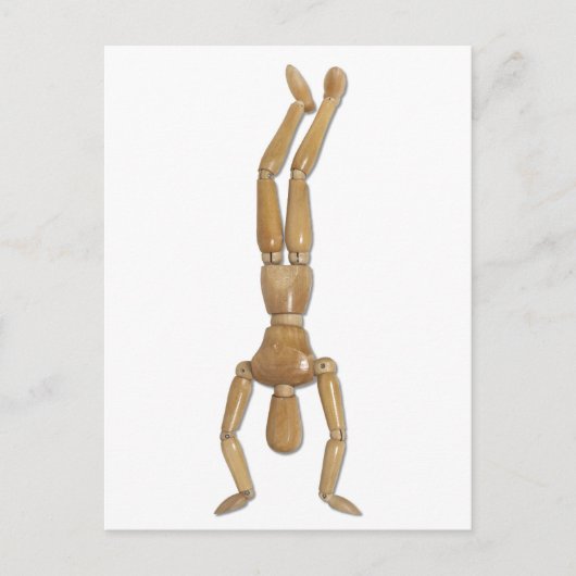 Carte Postale Équilibre sur les mains (Devant)