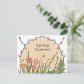 Carte Postale Équinoxe du printemps (Debout devant)