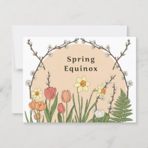 Carte Postale Équinoxe du printemps