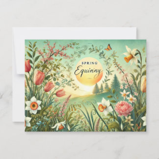 Carte Postale Équinoxe du printemps