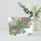 Carte Postale Équinoxe du printemps (Debout devant)