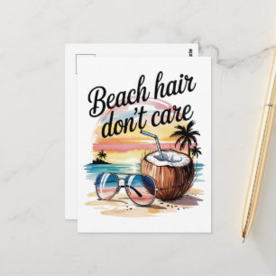 Carte Postale Équipage de cousins vacances d'été 2026 plage