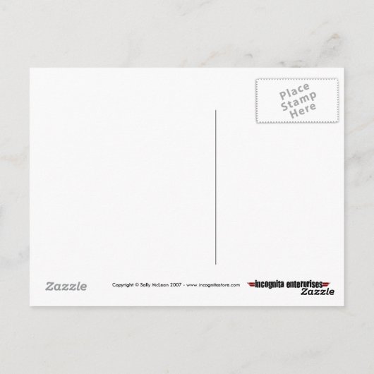 Carte Postale Équipage de scène (Dos)