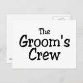 Carte Postale Équipage des salles mariages (Devant / Derrière)