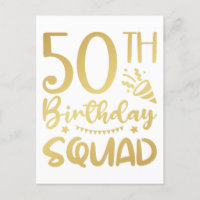 Équipe 50e anniversaire Équipage de fête 50