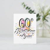 Carte Postale Équipe 60e anniversaire 60 fête Crew (Debout devant)