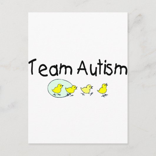 Carte Postale Équipe Autisme (Chicks) (Devant)
