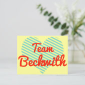 Carte Postale Équipe Beckwith (Debout devant)