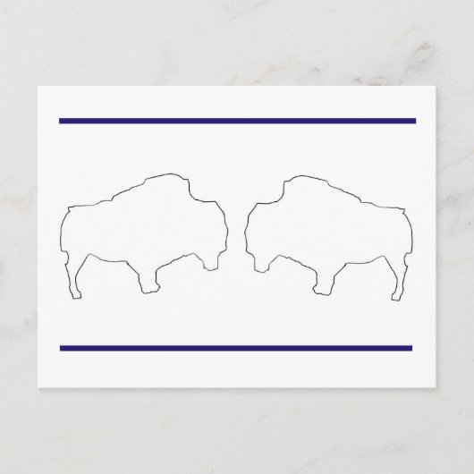 Carte Postale Équipe Buffalo (Devant)