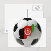 Carte Postale Équipe d'Afghanistan (Devant / Derrière)