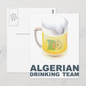 Carte Postale Équipe d'Algérie (Devant / Derrière)