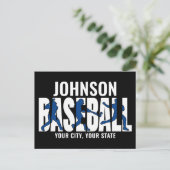 Carte Postale Équipe de baseball AJOUTER NOM Champion Joueur de  (Debout devant)