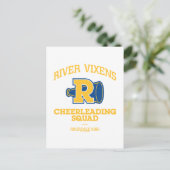 Carte Postale Équipe de cheerleading des Vixens de la rivière (Debout devant)