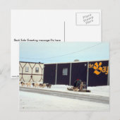 Carte Postale Équipe de chiens à la baie, Churchill, Manitoba (Devant / Derrière)