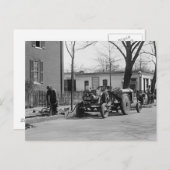 Carte Postale Équipe de construction, 1925 (Devant / Derrière)